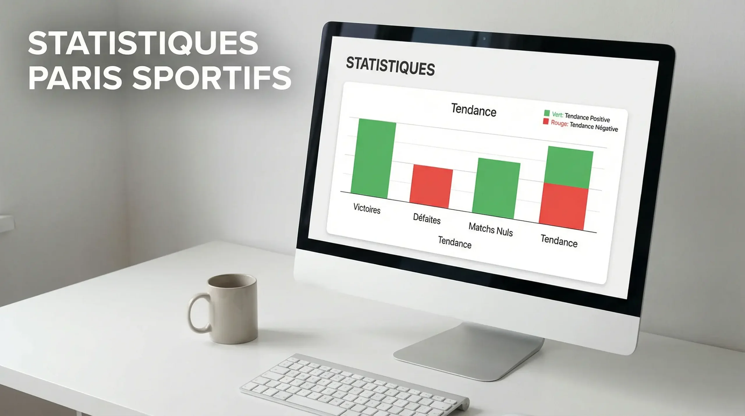 Statistiques paris sportifs : écran d'ordinateur affichant des graphiques de performance sportive